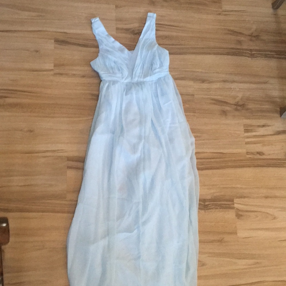 Jessica Simpson maternity gown lite blue